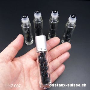 Obsidienne, bouteille Roll-on, env. 10 ml