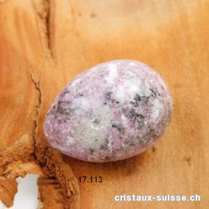 1 Oeuf YONI Lépidolite 4 x 3 cm. Taille M. NON PERCÉ