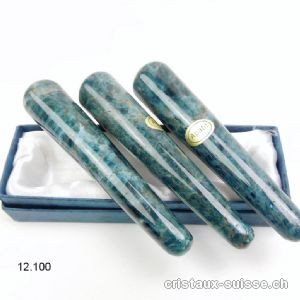 Bâton Apatite bleue 10 x épais. 2 cm