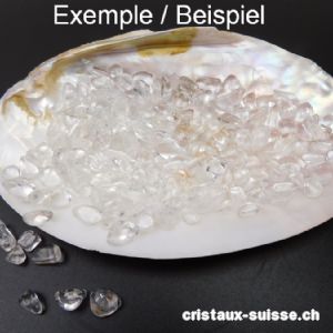 Coquillage avec perles dans la nacre 15 - 17 cm