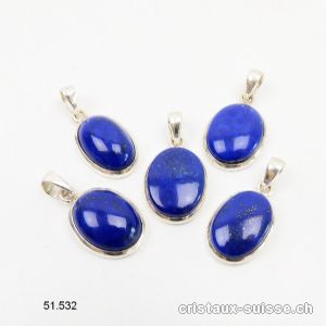 Pendentif Lapis-Lazuli d' Afghanistan en argent 925