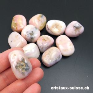 Opale des Andes rose, Chrysopale 2,5 - 3 cm / 12 à 15 grammes. Taille L. Offre Spéciale