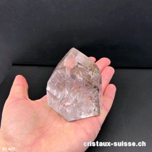 Quartz fantôme à inclusions noires. Pièce unique 248 grammes