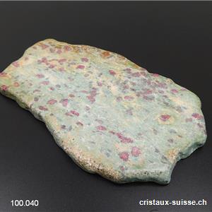 Plaque Rubis - Fuchsite 14,5 cm. Pièce unique