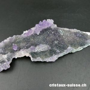 Améthyste - Prasiolite cristalline du Brésil 18 cm. Pièce unique 123 grammes