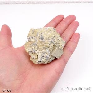 Pyrite brute d'Espagne sur matrice. Pièce unique