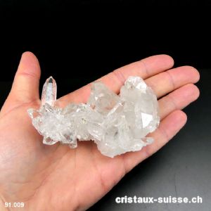 Cristal de roche A, druse du Brésil. Pièce unique 114 grammes