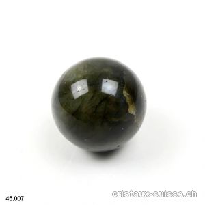 Boule Labradorite Ø 2,6 cm. Pièce unique