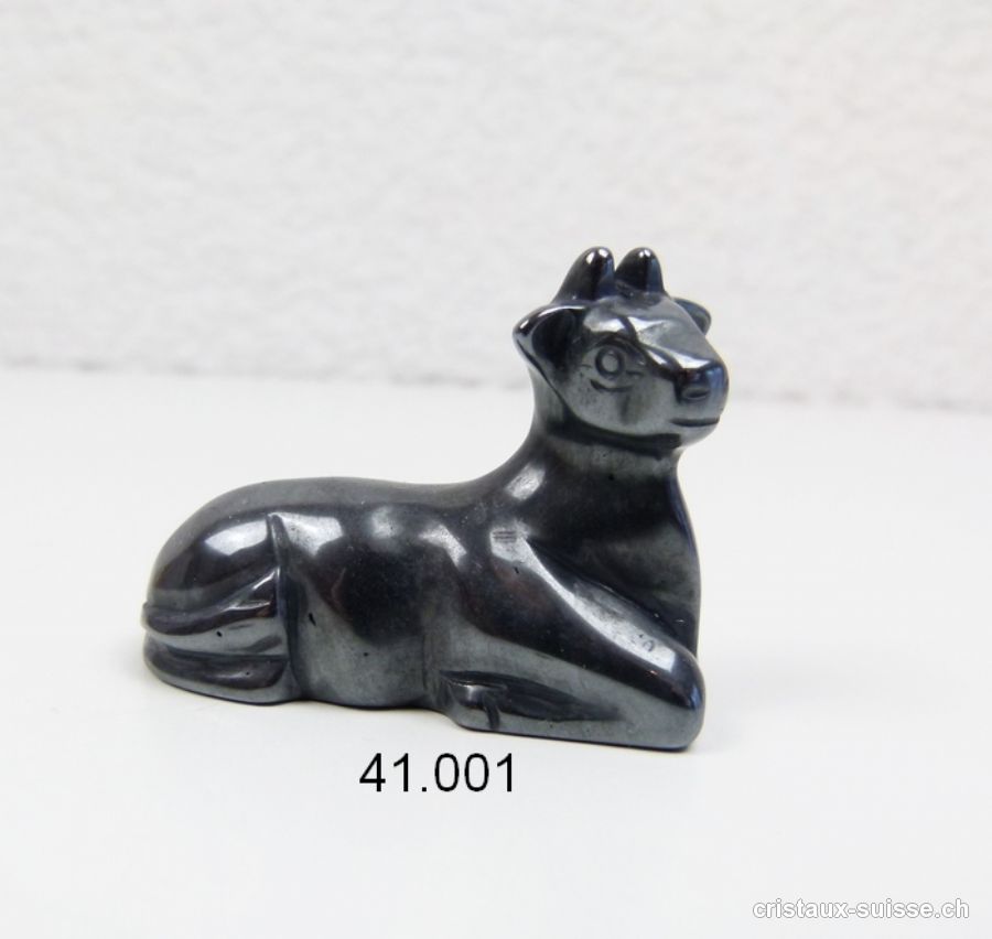 Vache Hématite 4 cm