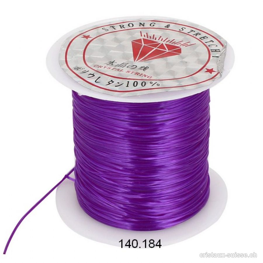 Fil Opalon stretch Violet, 1 bobine env. 10 mètres