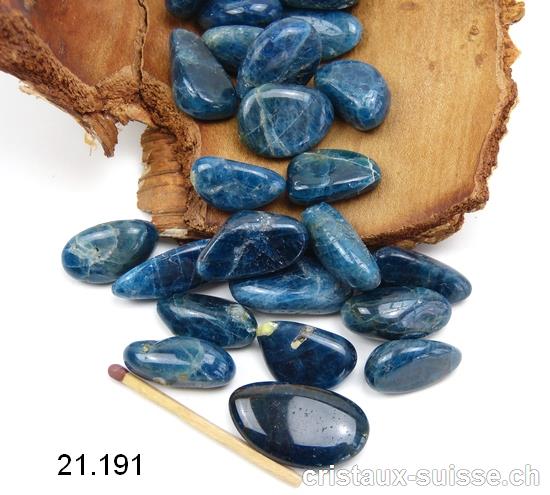 Apatite bleue 2 à 3 cm / 3 - 6 grammes