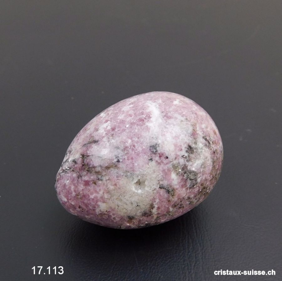 1 Oeuf YONI Lépidolite 4 x 3 cm. Taille M. NON PERCÉ