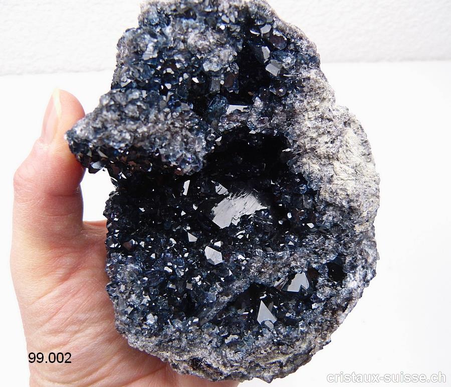 Célestite - Célestine noire, cristal avec matrice. Pièce unique 1'660 grammes