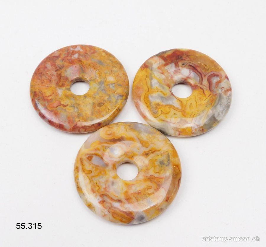 Agate Crazy Lace, donut 4 cm