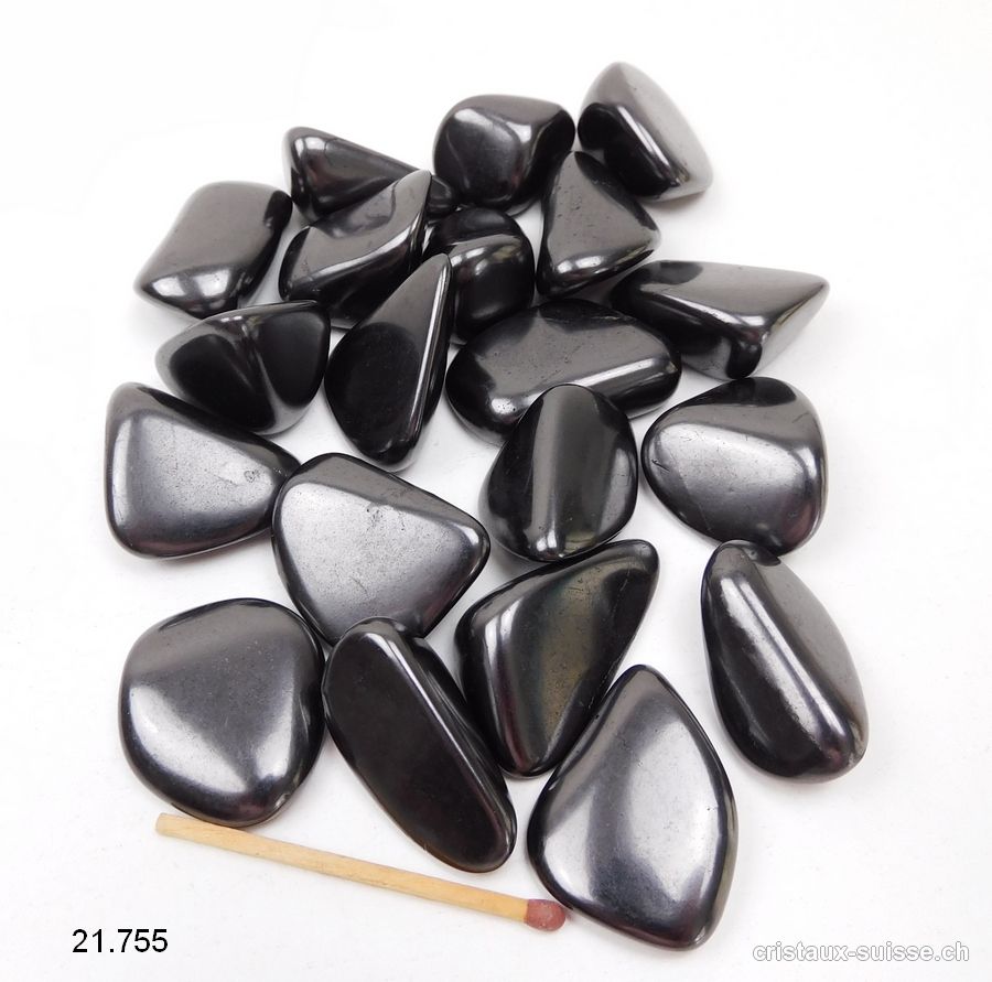 Schungite 2,5 - 3,5 cm / 6 à 9 grammes. Taille M