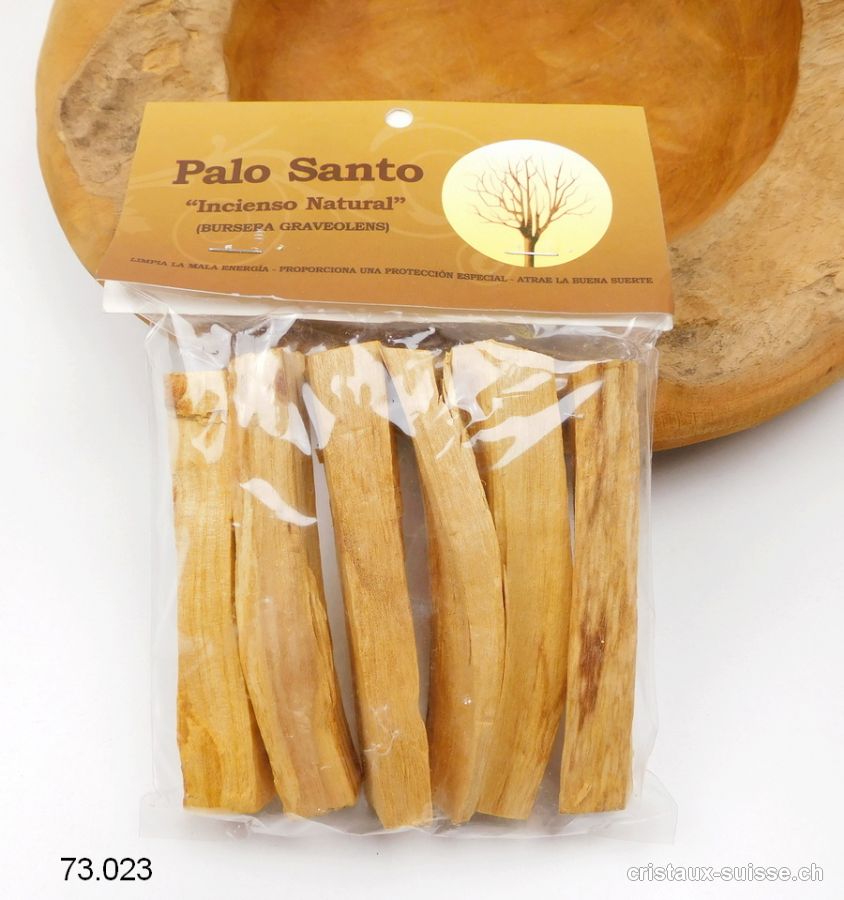 Bois PALO SANTO du Pérou 4 - 6 pièces / 70 à 80 grammes