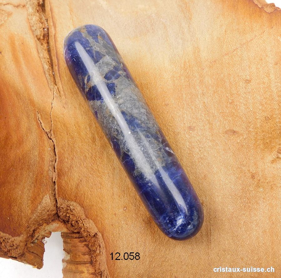 Bâton de massage Sodalite env. 9 x 2 cm