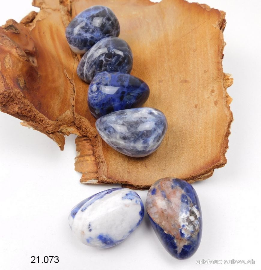 Sodalite 3 - 4 cm / 25 à 30 grammes. Taille XL