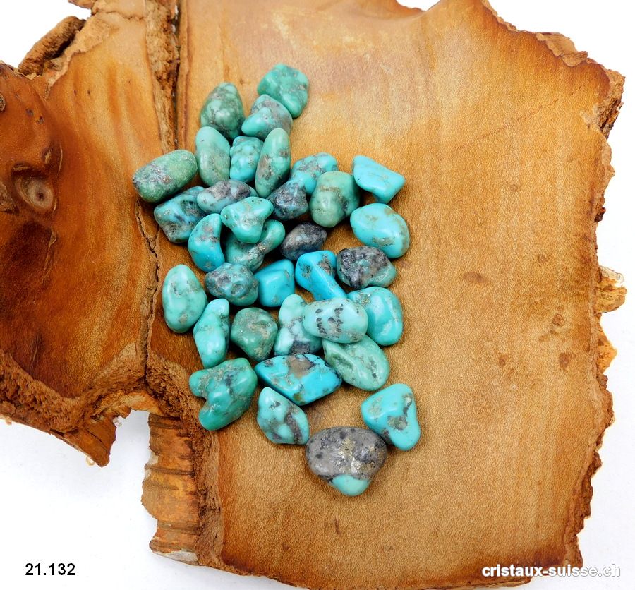 Turquoise bleu - vert du Mexique 1 - 1,2 cm. Taille XXS