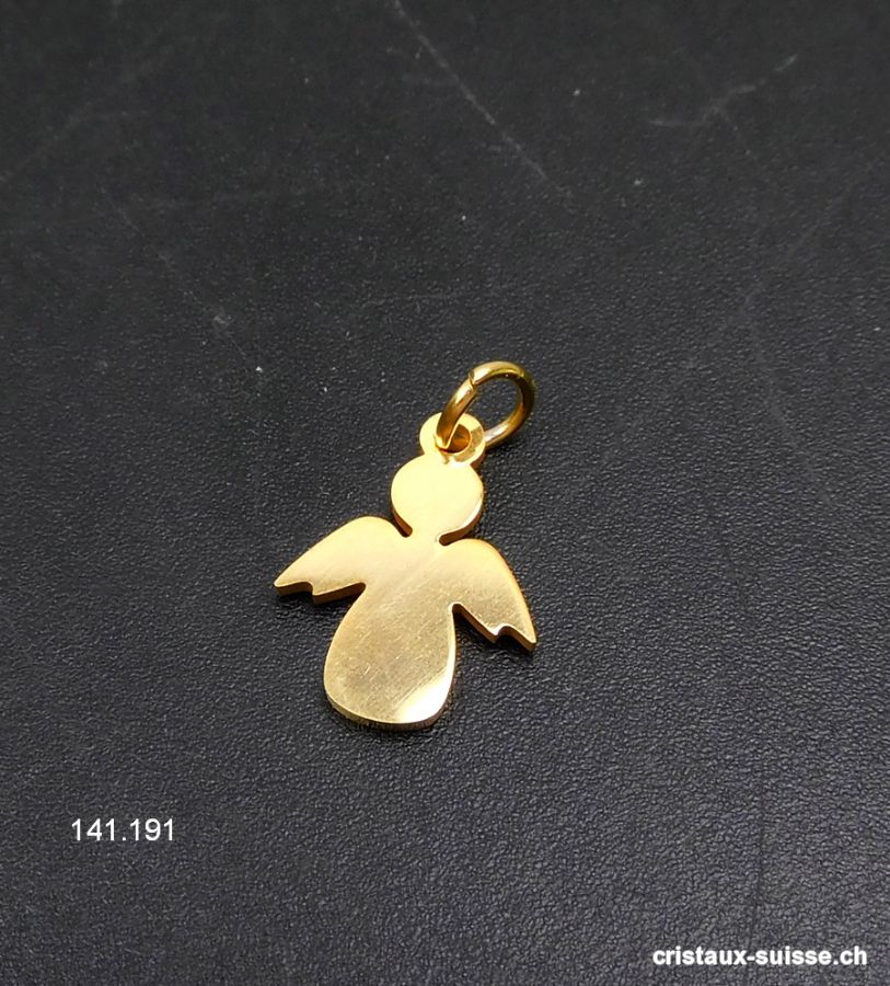 Charm Ange en métal doré 1,5 cm, avec boucle ouverte