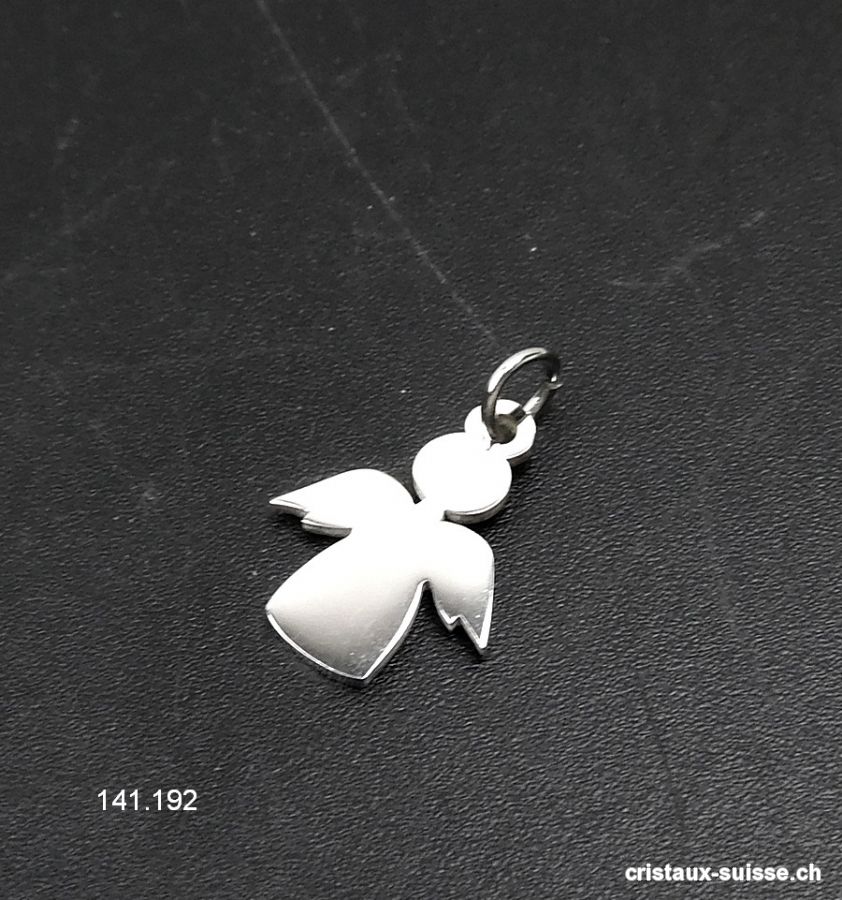 Charm Ange en métal argenté 1,5 cm, avec boucle ouverte