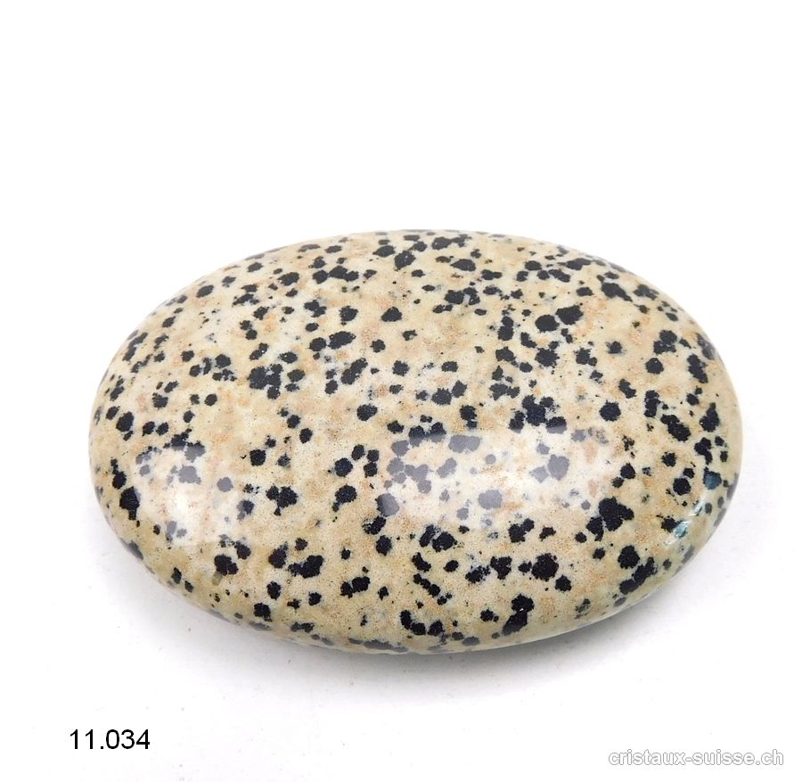 Jaspe dalmatien galet 7 x 5 cm