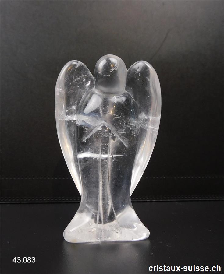 Ange Cristal de Roche 6,5 cm. Pièce unique, qual. A