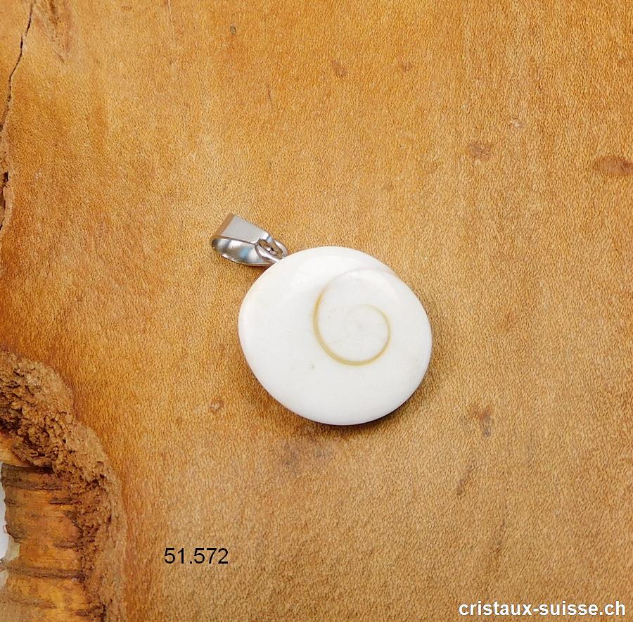 Pendentif Oeil de Sainte Lucie 1,5 - 2 cm avec boucle métal. Offre Spéciale