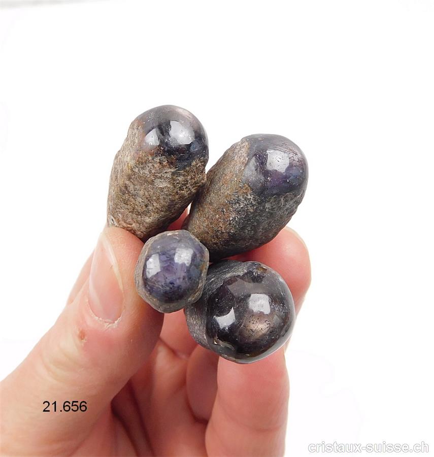 Saphir brut - Corindon violet 4 - 4,5 cm