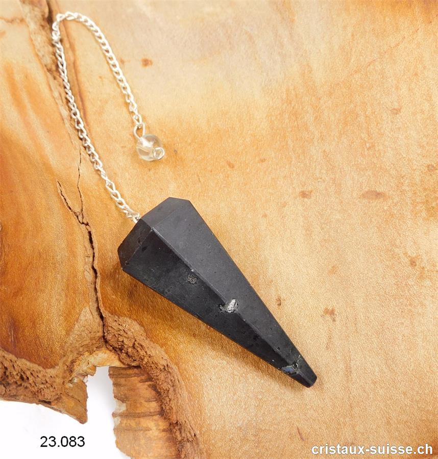Pendule Tourmaline noire mate Schörl 4,3 - 5 cm. Offre Spéciale