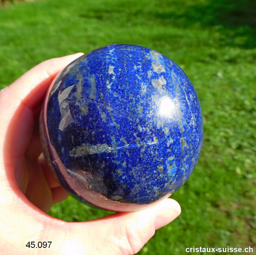 Boule Lapis-Lazuli 7,4 cm. Pièce unique 648 grammes