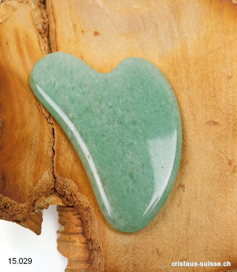 Aile d'ange de Massage Aventurine verte 8 cm