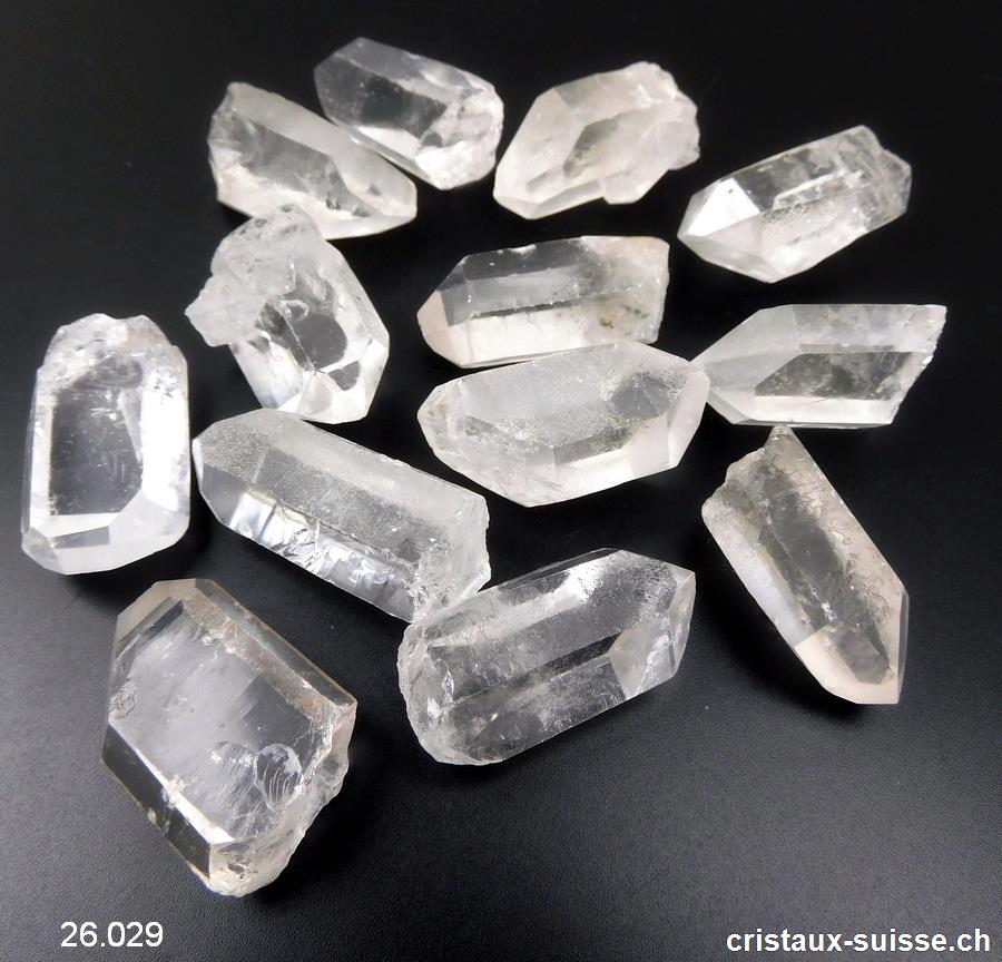 Cristal de Roche pointe brute 4 à 5 cm / 22 - 25 grammes