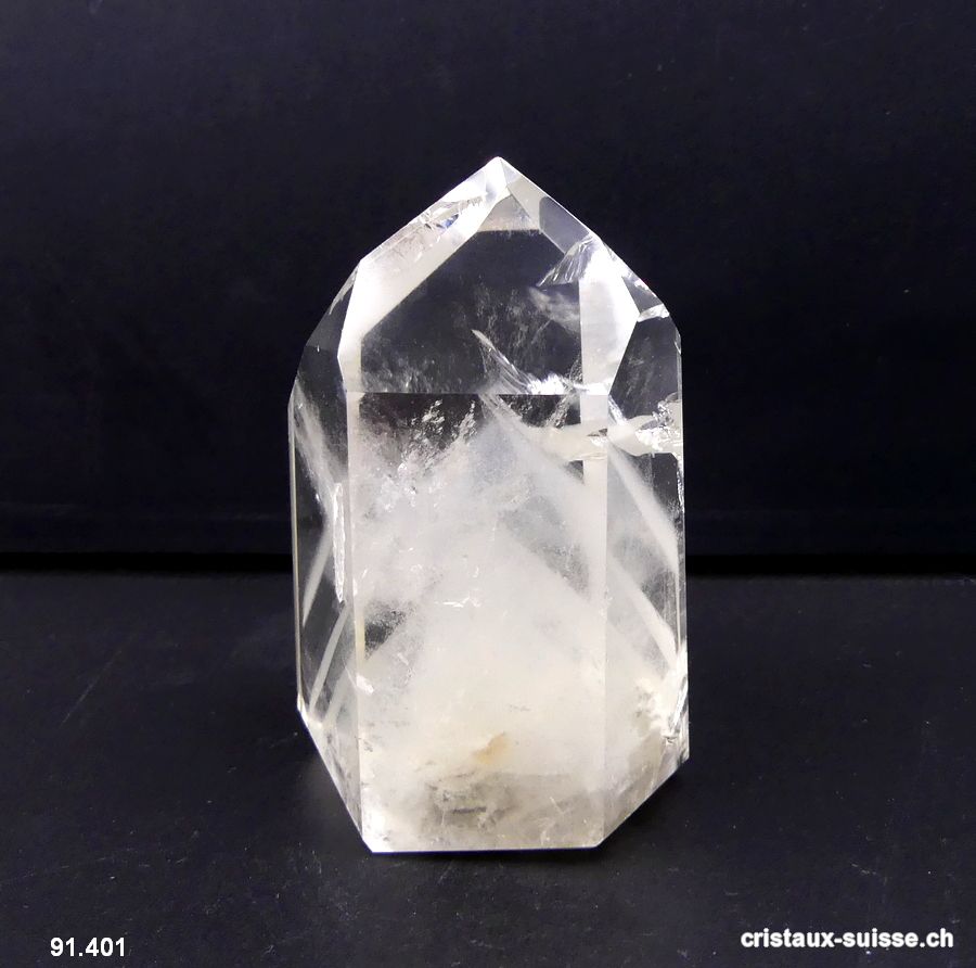 Quartz fantôme haut 7,6 cm. Pièce unique de 217 grammes