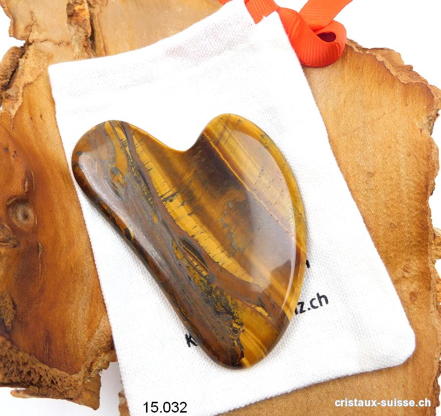 Aile d'ange de Massage Oeil de Fer 7,5 - 8 cm. Qual. A