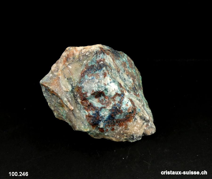 Shattuckite brute 6,4 cm. Pièce unique