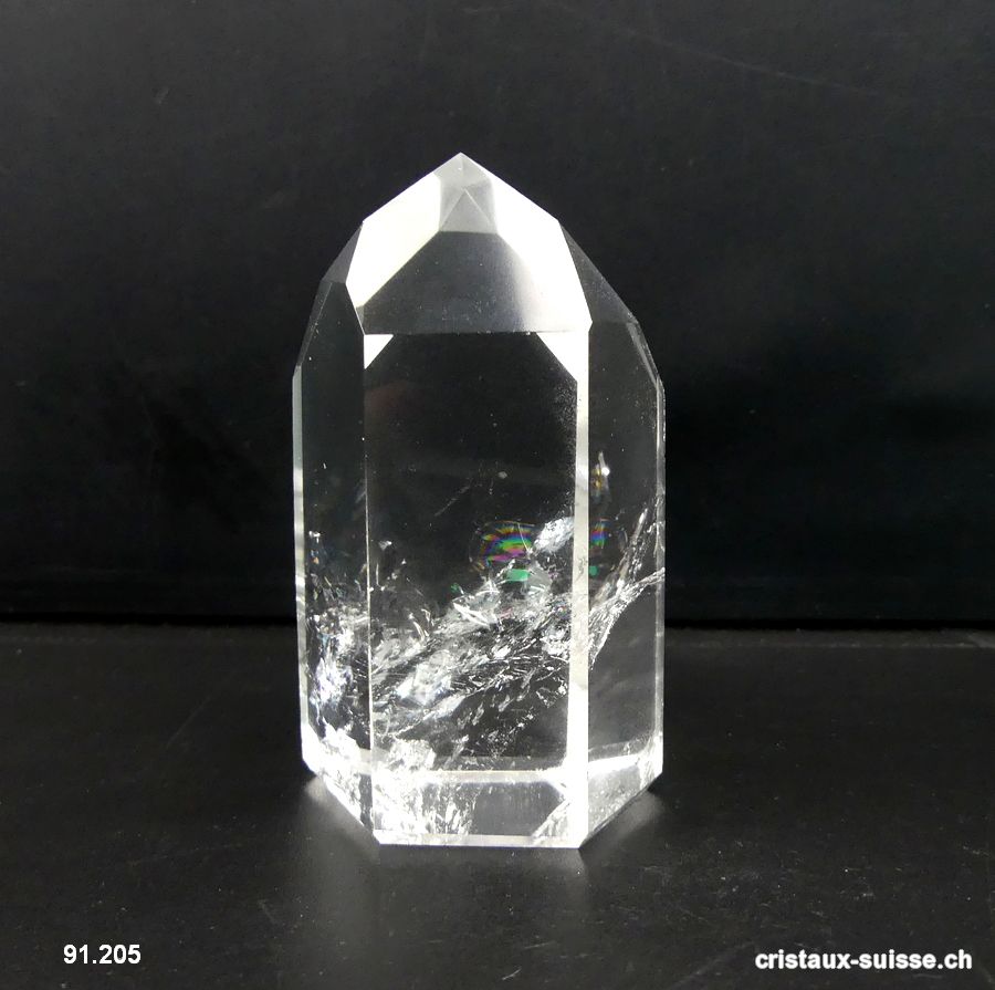 Cristal de roche A poli 7,7 cm. Pièce unique 206 grammes