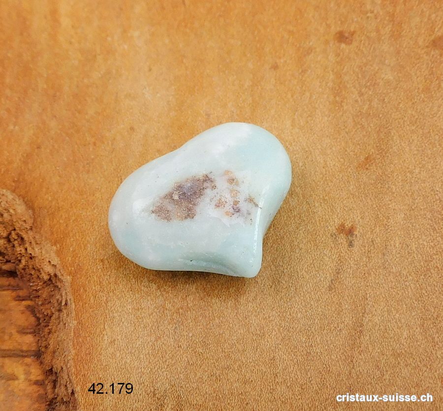 Coeur Amazonite multicolore 2,5 x 2 cm