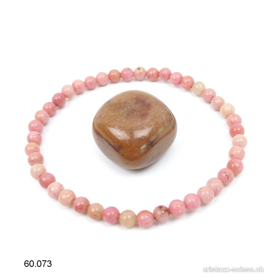 1 Bracelet Rhodonite et 1 pierre GRATUITE