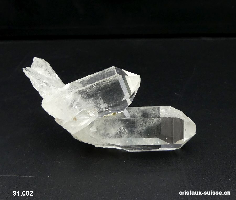 Cristal de roche, pointes du Brésil. Pièce unique 44 grammes