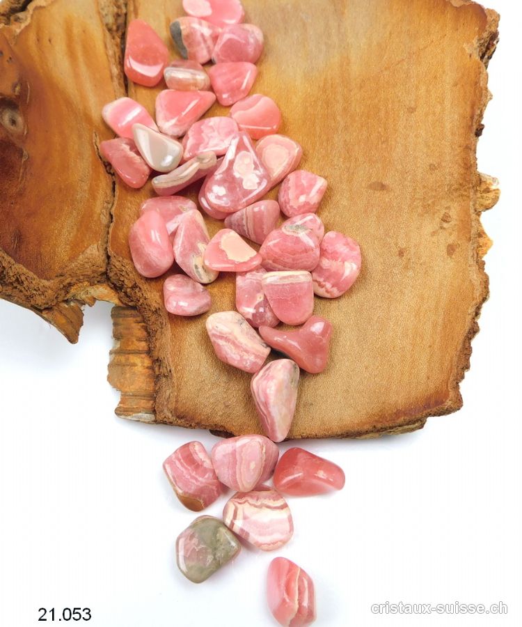 Rhodochrosite d'Argentine 1 à 2 cm / 1 à 2 grammes. Taille XS