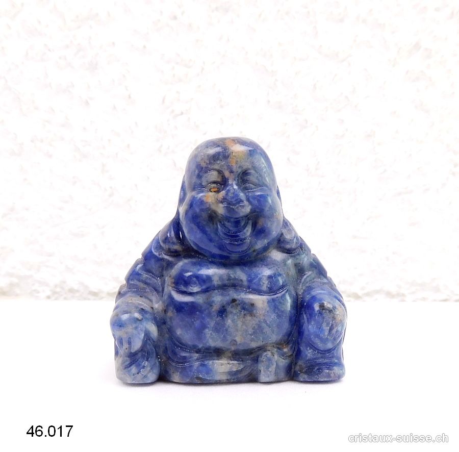 Bouddha Sodalite 3,5 à 4 cm. Bouddha Médecine