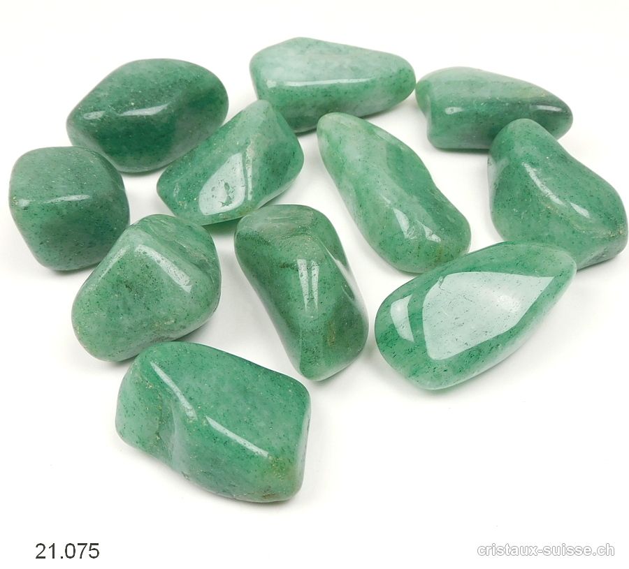 Aventurine verte 3 à 6 cm, Taille XL