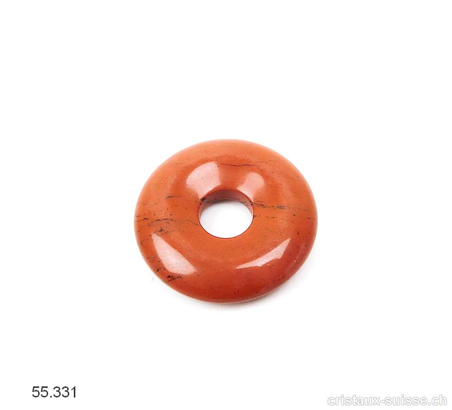 Jaspe rouge Donut 1,8 cm