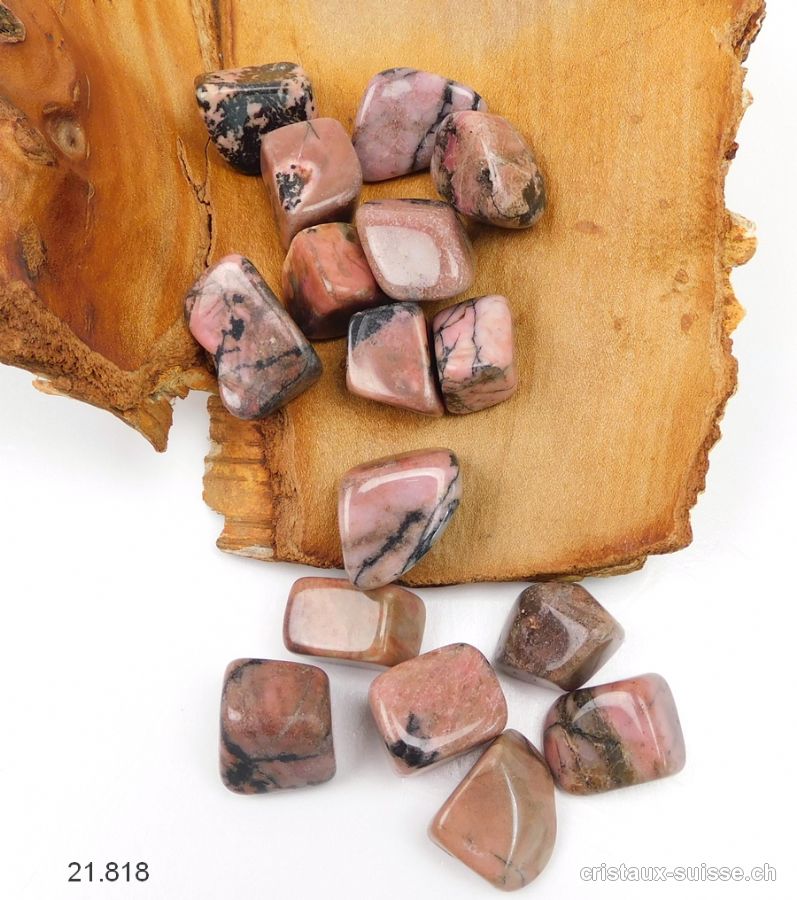 Rhodonite 1,5 à 2 cm. Taille M. Offre Spéciale