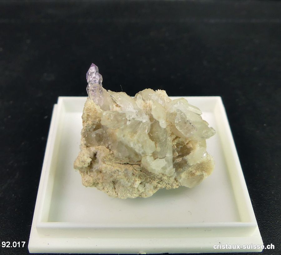 Quartz Améthyste Sceptre du Pérou. Pièce unique