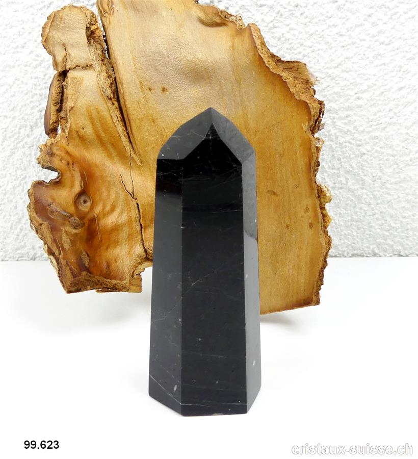 Tourmaline noire, Obélisque 11,6 cm. Pièce unique 224 grammes