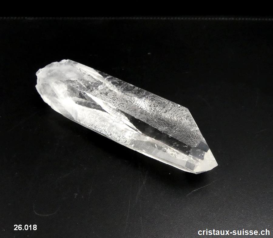 Cristal de roche pointe brute 7,8 cm. Pièce unique 44 grammes