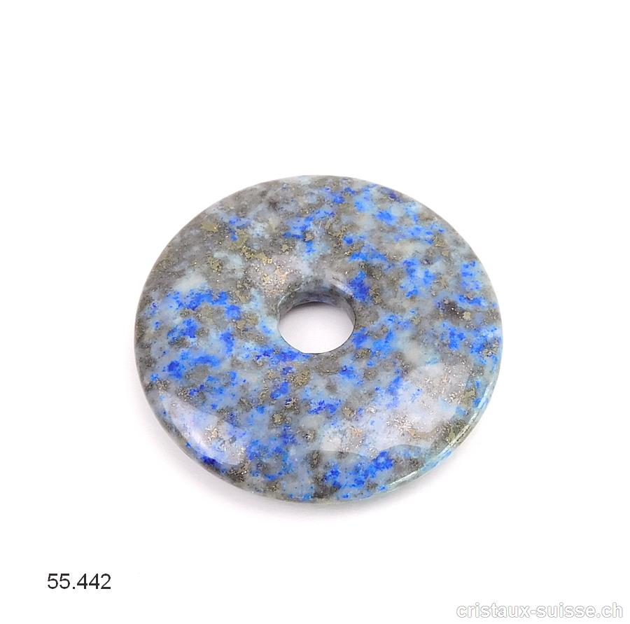Lapis-lazuli, donut 3,5 cm. Qual. B. Offre Spéciale