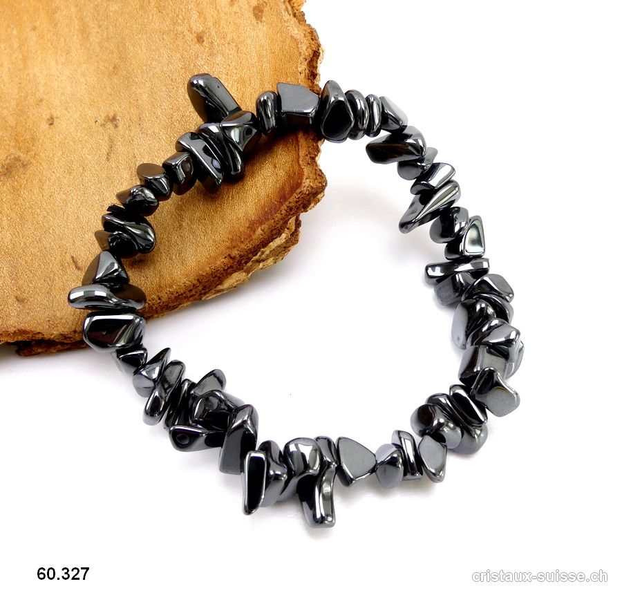 Bracelet Hématite, 17 - 17,5 cm. Taille S